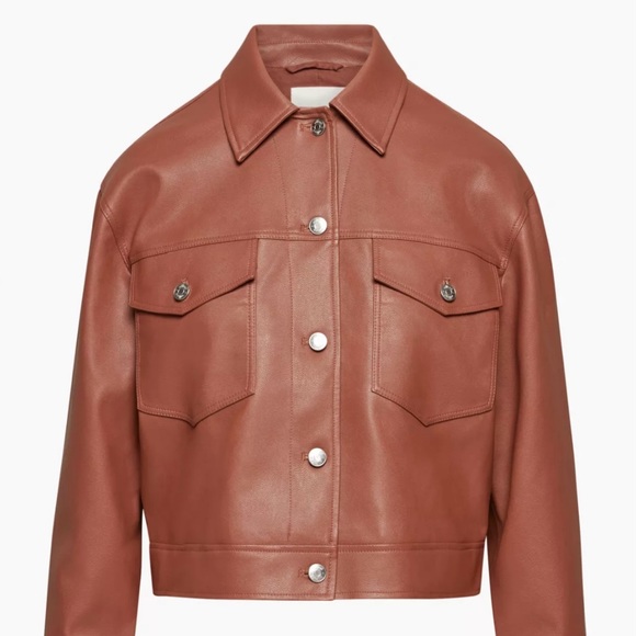 Wilfred Free Vegan Leather Jacket from Aritzia - Picture 2 of 3